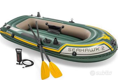 Canotto Intex Seahawk 2 + supporto motore Intex 68