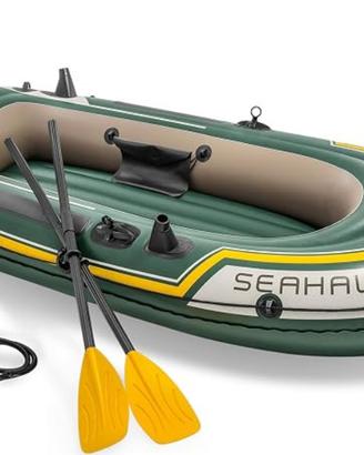 Canotto Intex Seahawk 2 + supporto motore Intex 68
