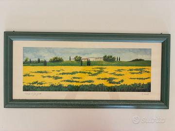 Quadro fiori gialli