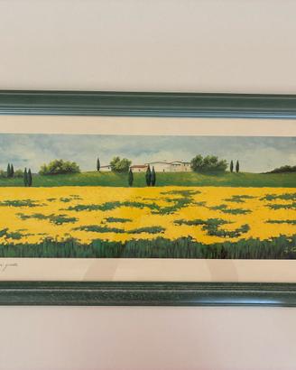 Quadro fiori gialli