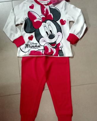 Pigiama Minnie Mouse 3/4 anni