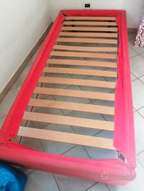 letto singolo con materasso