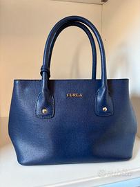 Borsa donna blu FURLA , originale