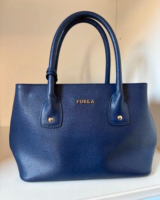 Borsa donna blu FURLA , originale