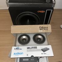 Impianto stereo auto completo-Hertz Audison Macrom