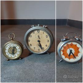 3 sveglie vintage