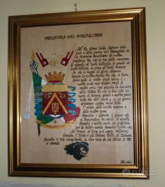 PREGHIERA DEL BERSAGLIERE - QUADRO UNICO -