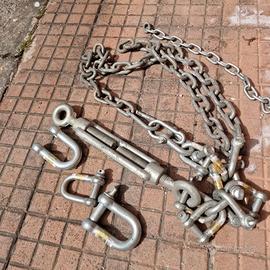 12 MANIGLIONI-TENDITORE DA 24 CATENE