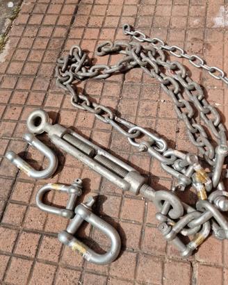 12 MANIGLIONI-TENDITORE DA 24 CATENE