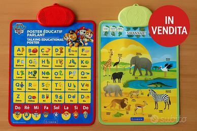 Set 2 Poster Educativi Parlanti – Inglese/francese