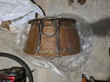 paiolo, pentole o vasi in rame