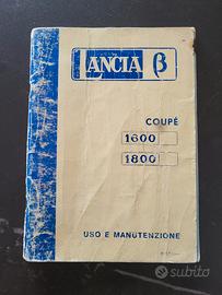 Libretto uso e manutenzione Lancia Beta coupe