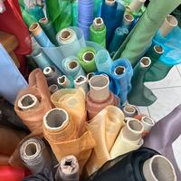 Tessuto organza seta pura al metro  prezzo stock