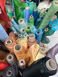 Tessuto organza seta pura al metro  prezzo stock