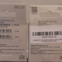 2 coppie di pastiglie D02S Metal Shimano