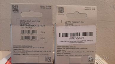 2 coppie di pastiglie D02S Metal Shimano