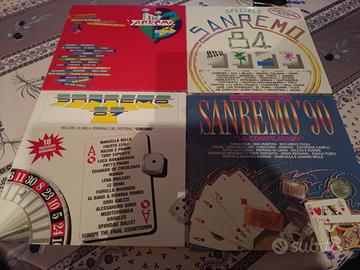 compilation Sanremo anni 80 - 90 oin vinile