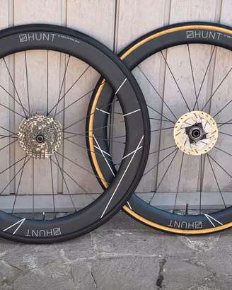 Ruote Hunt Carbonio Profilo 55 / 45 Come nuove