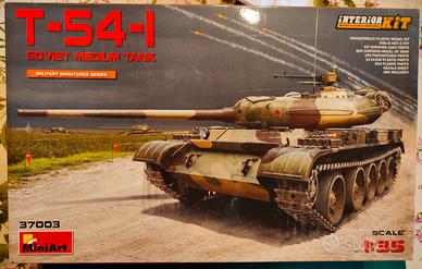 carro russo t54-1 modello Miniart 37003 scala 1/35