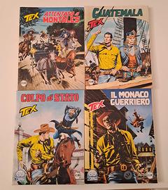 lotto 4 fumetti tex 