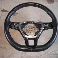 Volante In Pelle Per Volkswagen Golf 7 Con Comandi