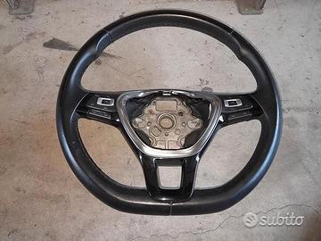 Volante In Pelle Per Volkswagen Golf 7 Con Comandi