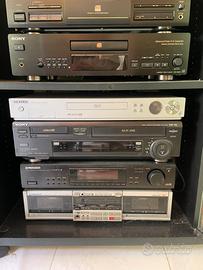 Impianto Hi-Fi Denon Pioneer Sony + Giradischi