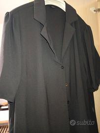 camicia nera donna mezza manica 