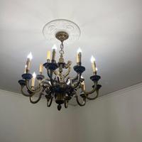 Lampadario in ottone