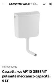 Cassetta wc AP110 GEBERIT