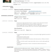 Aiuto cuoco/pasticcere, cameriera, ecc