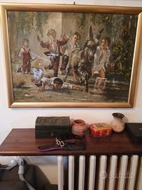 ragazzi con l'asinello 