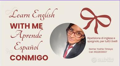 Professoressa di inglese e spagnolo
