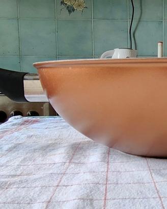 Wok Salutella Zerocolor 28cm induzione alluminio