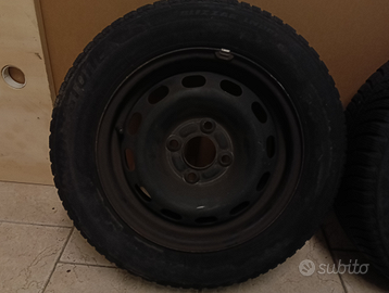 Ruote complete di cerchio carrello barca