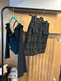 Completo gonna motivi + top tezenis