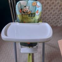 Seggiolone prima pappa