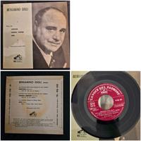 Dischi in vinile 45 giri Beniamino Gigli