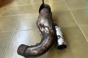 Marmitta a banana per Vespa 50