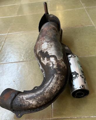 Marmitta a banana per Vespa 50