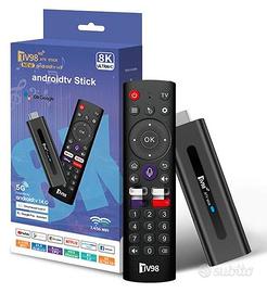 Android 14.0 TV Box, 8K Streaming Key 2GB RAM 16GB