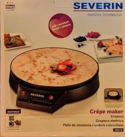 Crepiera elettrica Severino da 1000W NUOVA Mai Uti