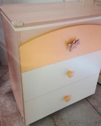 mobiletto lavandino fasciatoio Pali 