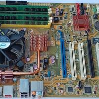 SCHEDA MADRE ASUS P5K,8GB RAM,INTEL CORE DUO E8400