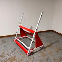 Carrello porta pannelli per squadratrice