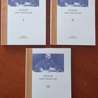 Stalin Scritti e discorsi scelti - 3 vol.