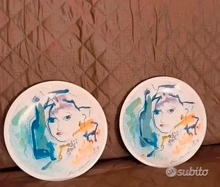 PIATTI IN CERAMICA “ COPPIA “