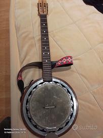 banjo italiano 6 corde anni 70