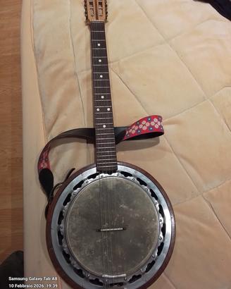 banjo italiano 6 corde anni 70