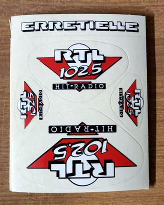 adesivo vintage ANNI 80 RTL 102.5